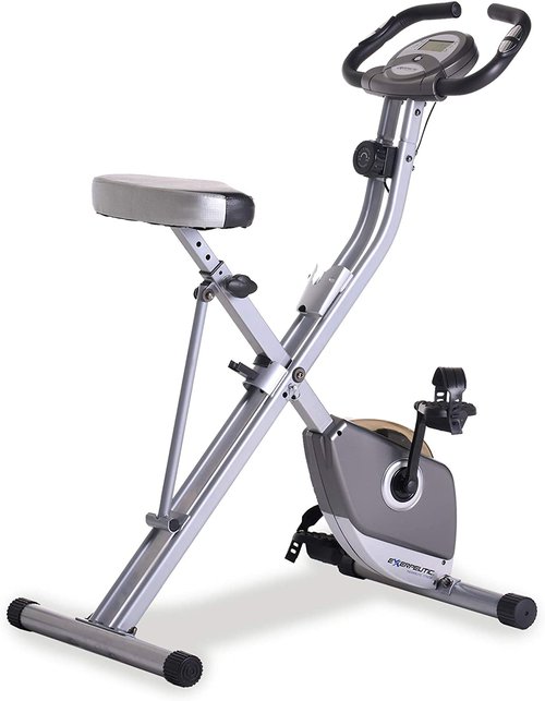 Exerpeutic Folding Magnetic Upright Bike with Pulse