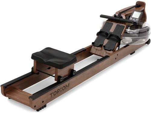 TOPIOM Wooden Water Rowing Machine